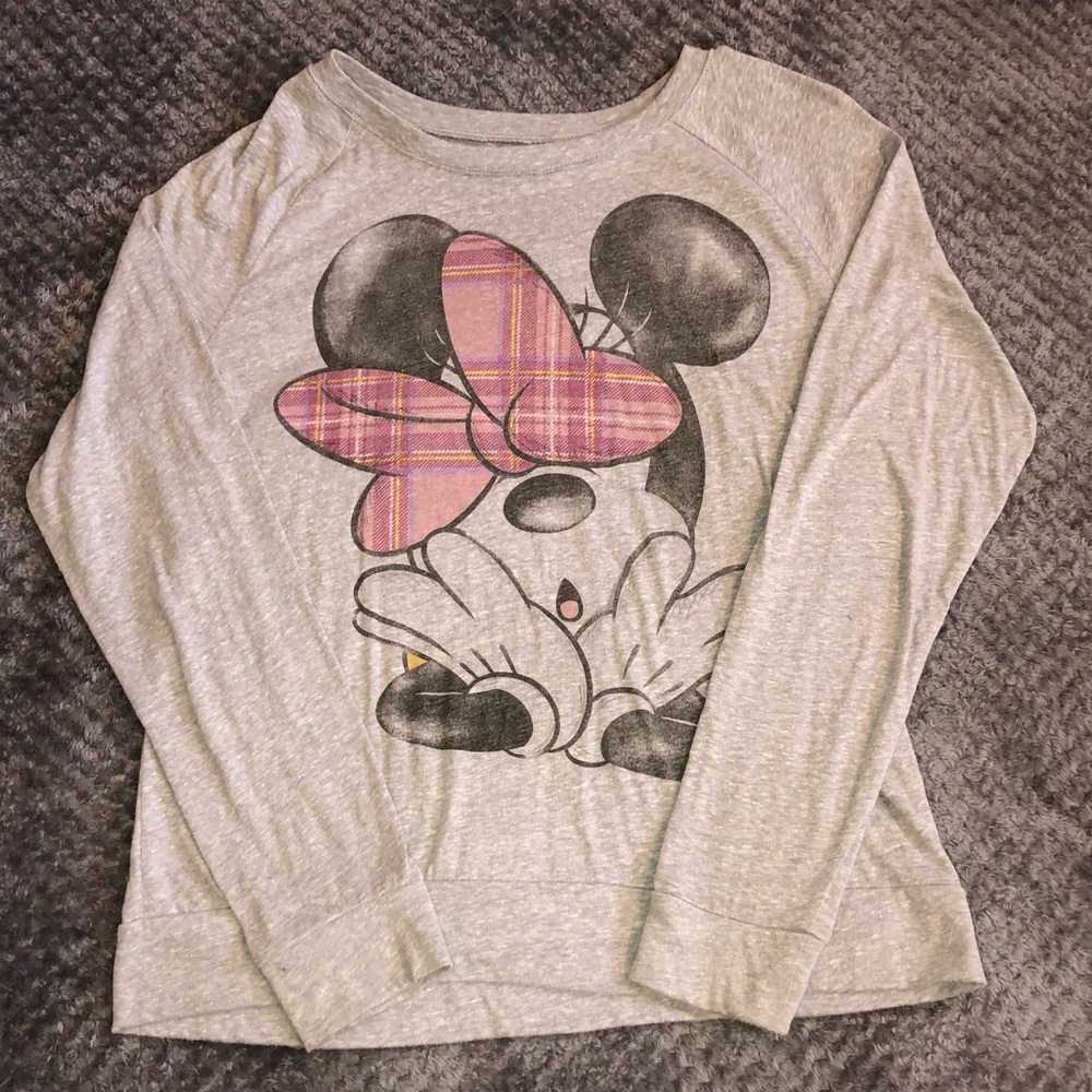 Disney Long Sleeve Minnie Mouse Top